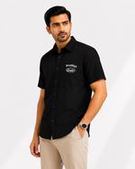 Brooklyn Relaxed Fit Shirt - Black | ZELVEE