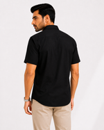 Brooklyn Relaxed Fit Shirt - Black | ZELVEE
