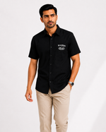 Brooklyn Relaxed Fit Shirt - Black | ZELVEE