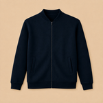 Zelvee Essential Navy Fleece Zipper jacket