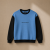 The Last Train Fleece Sweatshirt – Sky Blue & Black