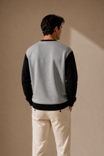 The Last Train Fleece Sweatshirt – Grey & Black